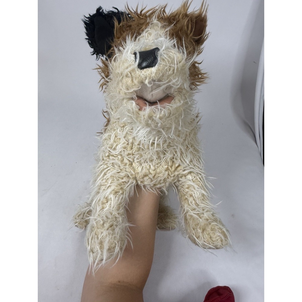 Folkmanis Hand Puppet " Jack Russel Terrier" Shaggy Soft Plush Animal 12"